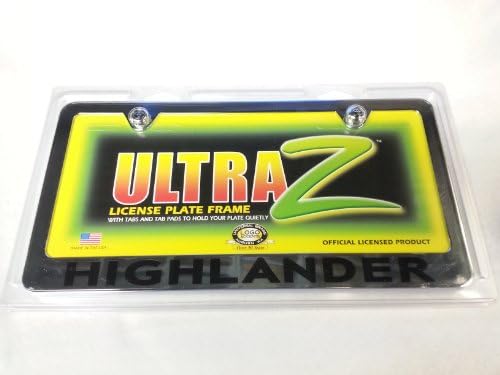 Universal Brass Jewerly for Cars License Plate Frame Toyota Highlander
