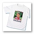 Avery 8938 Personal Creations Ink Jet White/Light T-Shirt Transfer Sheets, 18/Pk