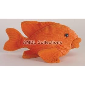 Wildlife Domestic Animals : Garibaldi Tropical Aquarium Fish 9 Plush Stuffed Animal Toy by Wildlife Domestic Animals