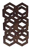 Boom Hive Wine Rack, Natural Walnut