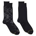 Auro 2pk Bamboo Crew Socks - Black