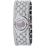 Pink Watch With Diamonds, GUCCI 112 Twirl Womens Pink Face Diamond Watch
