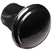 Davies Thermoset Push/Pull Knob, Smooth Rim, Threaded Hole, 8-32 Thread Size X 3/8" Thread Length, 13/16" Diameter, 25/32" Height (Pack of 10)