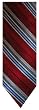 Men's Nicole Miller New York Striped Neck Tie Red Multicolored
