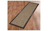 Dirt Stopper Carpet Runner 60cm x 160cm Beige/Black.With Non-Slip Back RRP £29.99