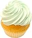 Pale Green Artificial Fake Cupcake 3 Pack