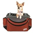 Snoozer Sporty Bike Basket, Red/Grey/Black