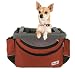 Pet bicycle carrier that requires no tools or hardware. Easy installation and removal. For pets up to 14-pound.