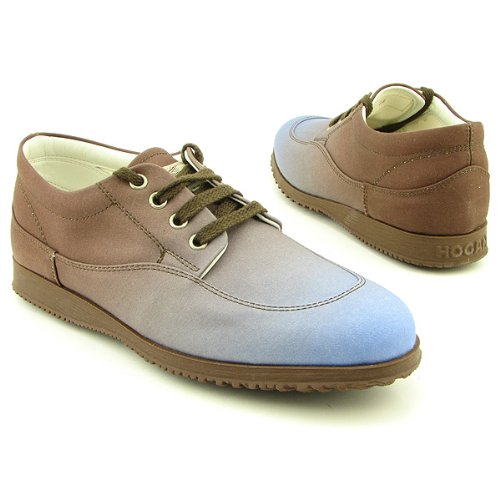 HOGAN HXWE48SU350 Oxfords Shoes Brown Womens SZ
