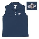 Milwaukee Brewers Womens Excellence Sleeveless Mesh Polo by Antigua Sport