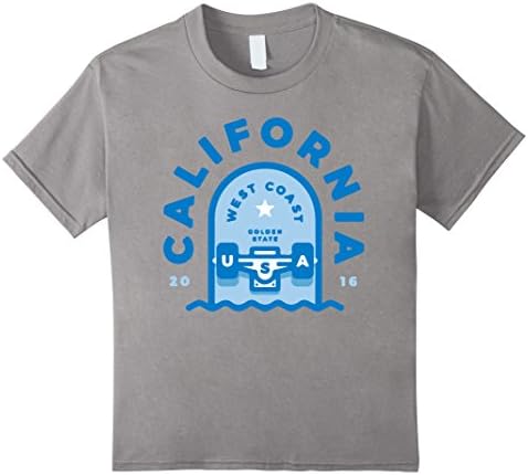 Kids CALIFORNIA Skate t-shirt 6 Slate