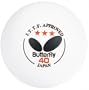 Butterfly B3W640C ITTF Approved 3-Star 40mm Table Tennis Balls (6-Pack, White)