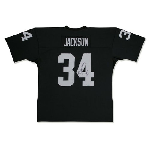 Bo Jackson Autographed Oakland Raiders Home/Black Jersey