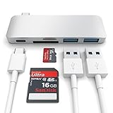 Satechi® 新12インチMacBook用 Type-C USB3.0 3in1 コンボハブ (Type-C 充電ポート付き) (シルバー)