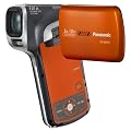 Panasonic HX-WA10EG-D Full HD Mobilkamera-Camcorder (16 Megapixel, 5-fach opt. Zoom, 6,9 cm (2,7 Zoll) Display, bis 3m wasserdicht) orange