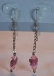 Butterfly - Fushia/Pink Swarovski Crystal Earrings