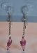 Butterfly - Fushia/Pink Swarovski Crystal Earrings