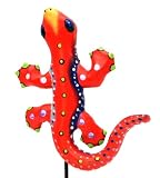 Gecko Wall Mounted Bath Towel / Coat Hook - Red, Yellow, & Blue