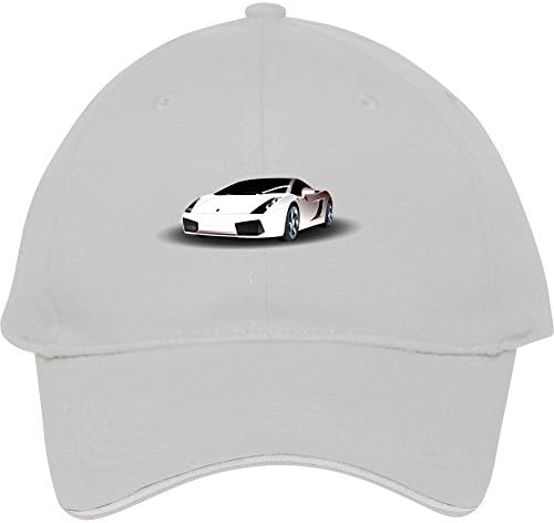 2015 New Fashion Lamborghini Gallardo White Baseball Cap Adjustable Snapback Unisex Cotton