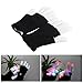 SOLMORE 6 Mode Colorful LED Gloves Party Light Show Dancing Gloves ,Flashing Finger Lighting Gloves for Clubbing Rave Birthday Disco Dubstep Party Children Gift