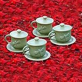 'Capung,' cups and saucers (set for 4)