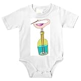 Onesie with water, bathing, flamingo, bottle, bird