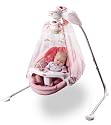 Fisher-Price Pink Papasan Cradle Swing