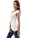 PattyBoutik Women's Cowl Neck Ruched Double Layer Top