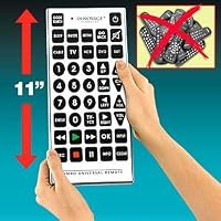 8 Functions Jumbo Universal Remote Control TV VCR Cable DVD Satellite