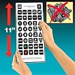 8 Functions Jumbo Universal Remote Control TV VCR Cable DVD Satellite