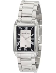Pierre Petit Womens P-779C Serie Paris Black Dial Stainless-Steel Bracelet Date Watch