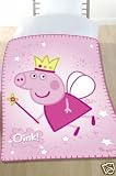 Peppa Pig PRINCESS PEPPA Official fleece throw blanket