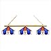 NCAA Licensed 3 Light Pool Table Light Style: Classic Style, University: Alabama