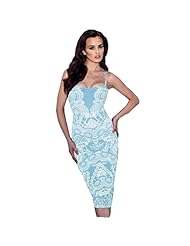 Applique Lace Midi Dress 