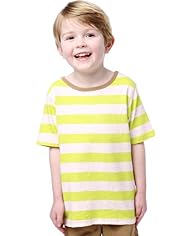Pure Cotton Slub Striped T-Shirt