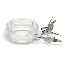 Tribest Personal Blender Glass Mason Jar Converter Kit for PB-200 Blending & Grinding Package