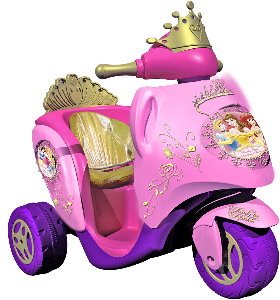 Childrens Toyshop  Toys : Disney Princess Scooty 6v Battery Powered Ride On Trike