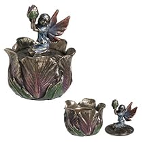 Fairy Poppy Bud Box - Collectible Pixie Flower Jewelry Container Fairy Poppy Bud Box - Collectible Pixie Flower Jewelry Container