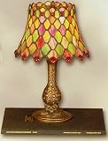 Myriad Antique Brass Tiffany Candelabra
