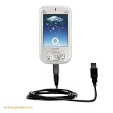 Classic Straight USB Cable for the HTC Magician with Power Hot Sync and Charge capabilities - Gomadic Brand w/ TipExchange Technology