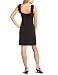 Maggy London Women's Ruffle Neck Matte Jersey Babydoll Dress,Black,4 image 2