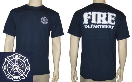Firefighter Duty T-shirt (Navy Blue)
