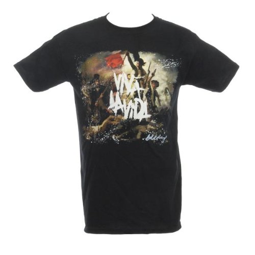 Collector\'s Mine Coldplay - Viva La Vida 5006TSBP Herren T-Shirt, Gr. 54 (XL), Schwarz Preisvergleich