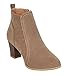 Serene Womens Vintage Chunky Low Heel Short Boot Ankle Booties