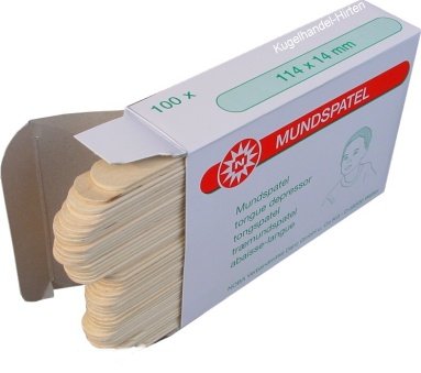 100 Holzspatel Kinderspatel Spatel Bastelspatel 114 mm x 14 mm von Noba Verbandmittel