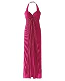 Pleated halter dress