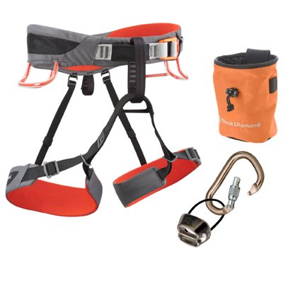Black Diamond Momentum SA Climbing Harness Package - Men's (2011)