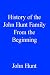 Book History of the John Hunt Family From the Beginning