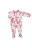 Carter's Girls Pink Panda Fleece Footed Pajama (18 Months)