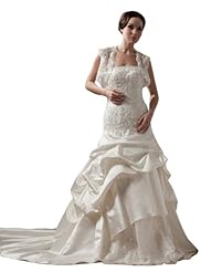 Strapless Satin Applique Lace Beaded Prom Dress 